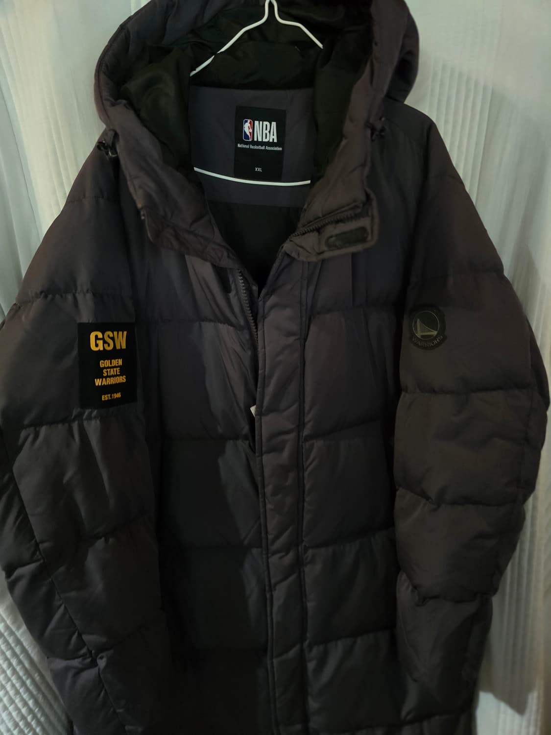 NBA 골든스테이트 워리어스 빅사이즈 패딩 상품이미지1