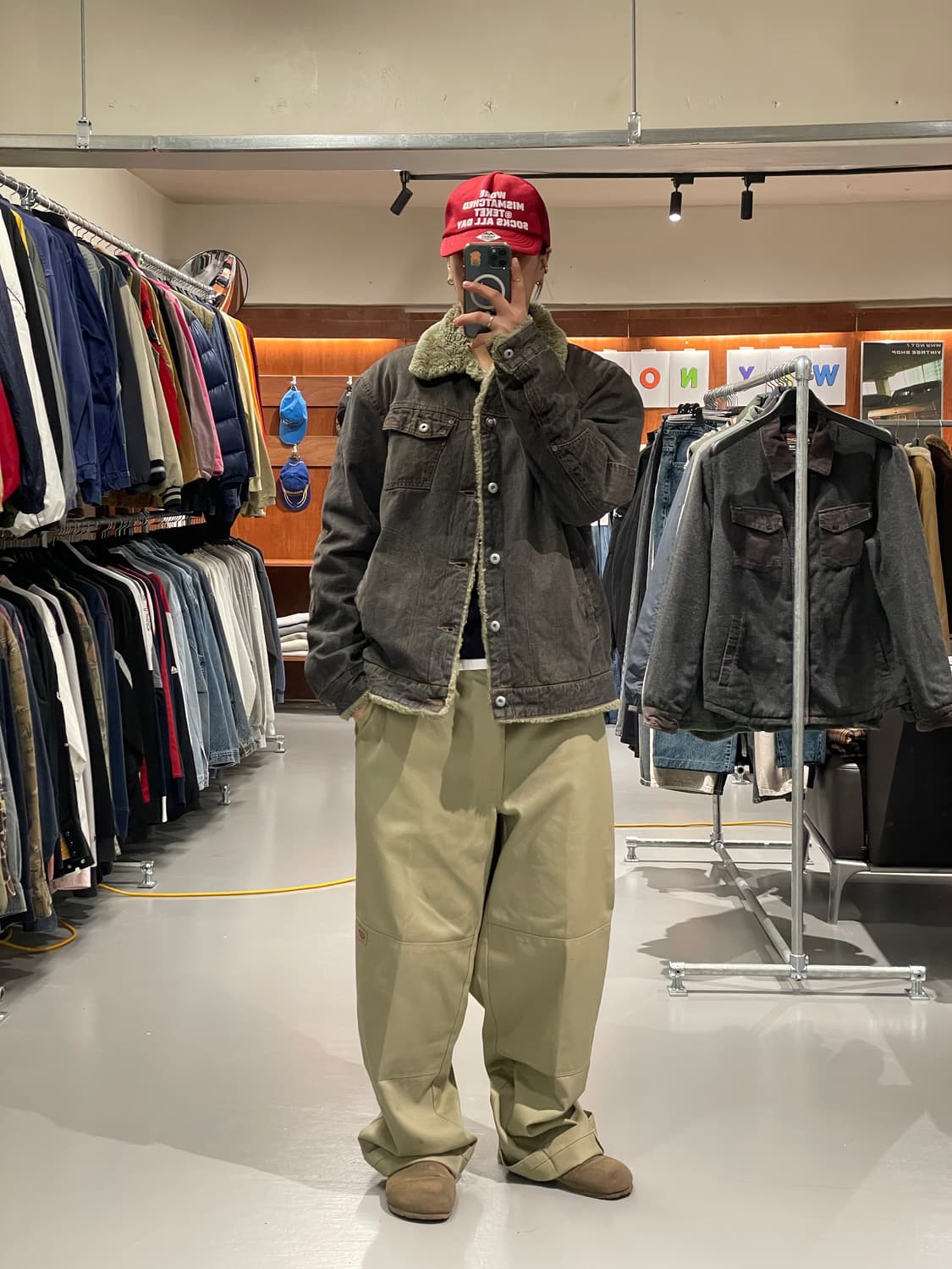 빈티지 Y2K 쉐르파 데님 자켓   상품이미지3