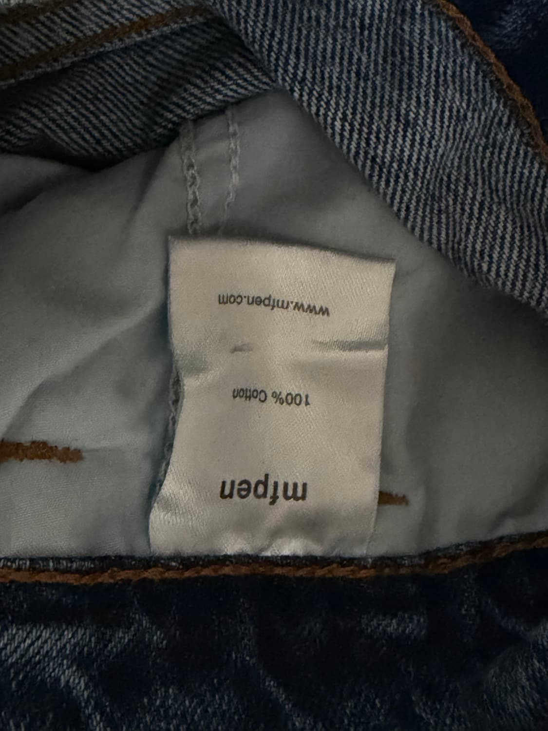 mfpen 빅 진 워시드 블루 M 상품이미지5