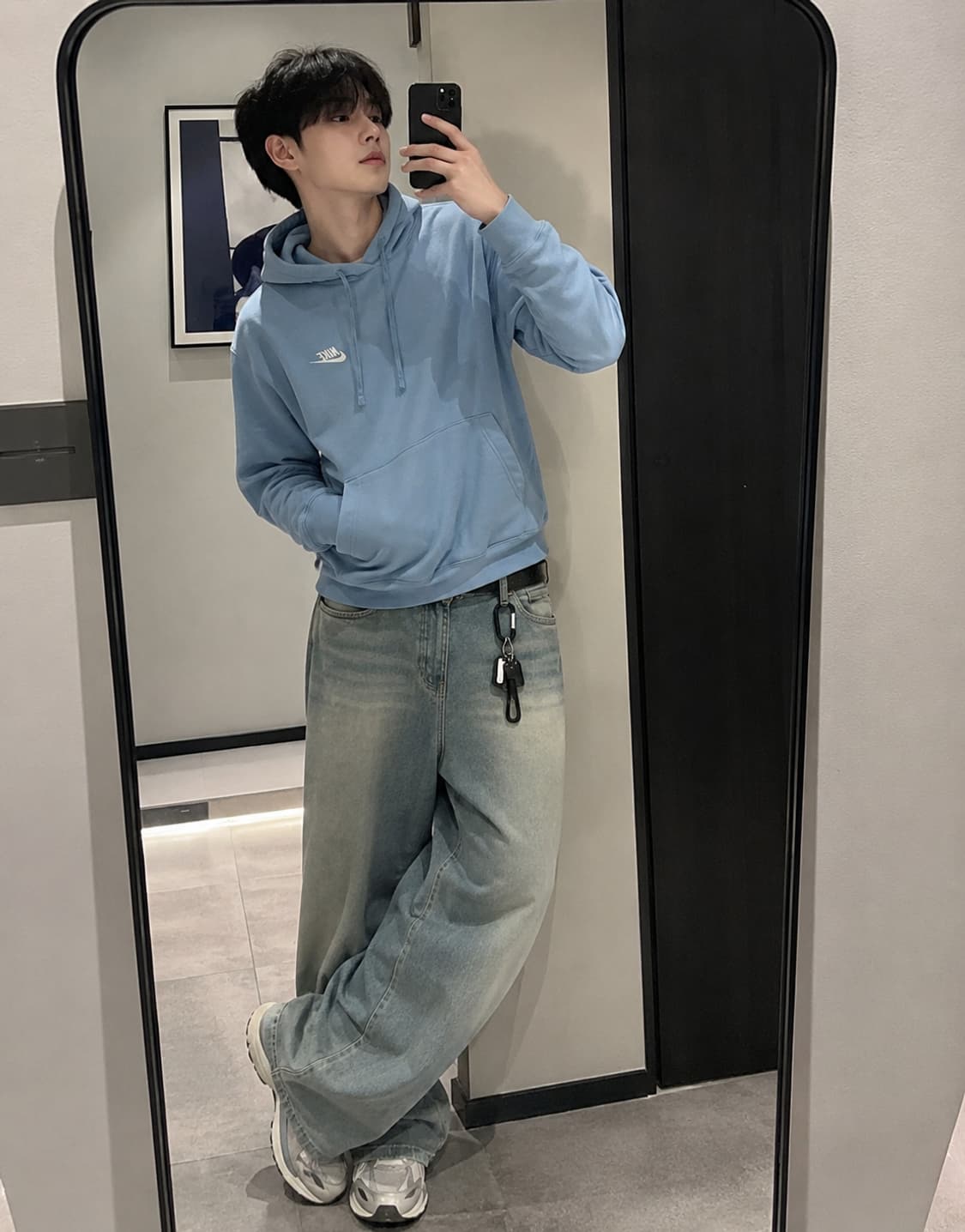 나이키 기모 후드티 (95/M) 상품이미지2