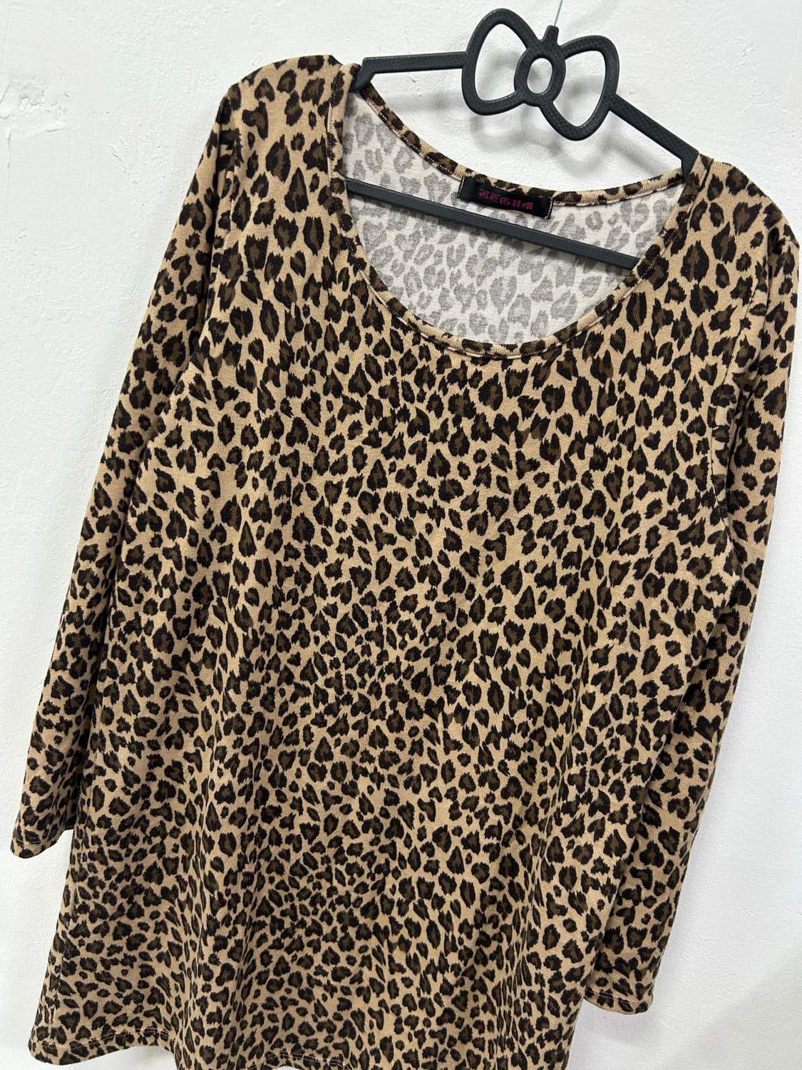 [WRONG] 갸루 호피 롱슬리브 원피스 상품이미지7