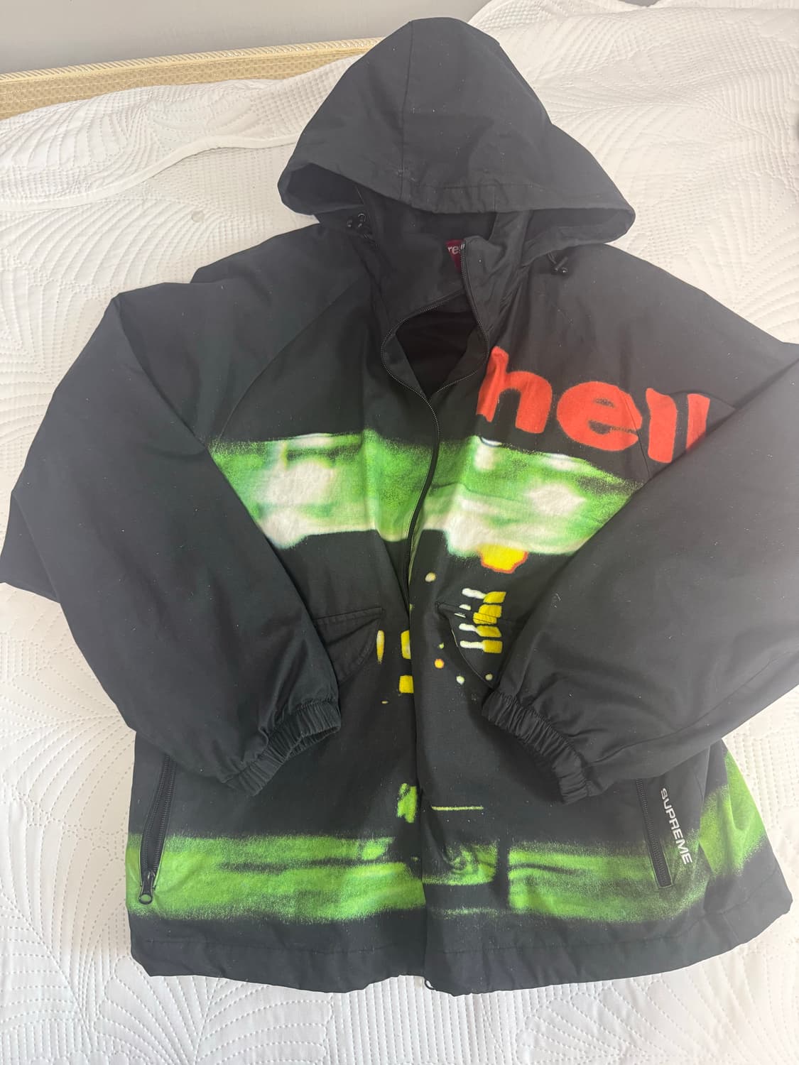 [L] 슈프림 하이 덴시티 코튼 필드 자켓 헬 - 23FW 상품이미지1