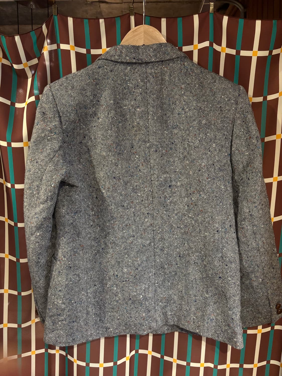 아쿠아스큐텀 체크 블레이저 상품이미지6