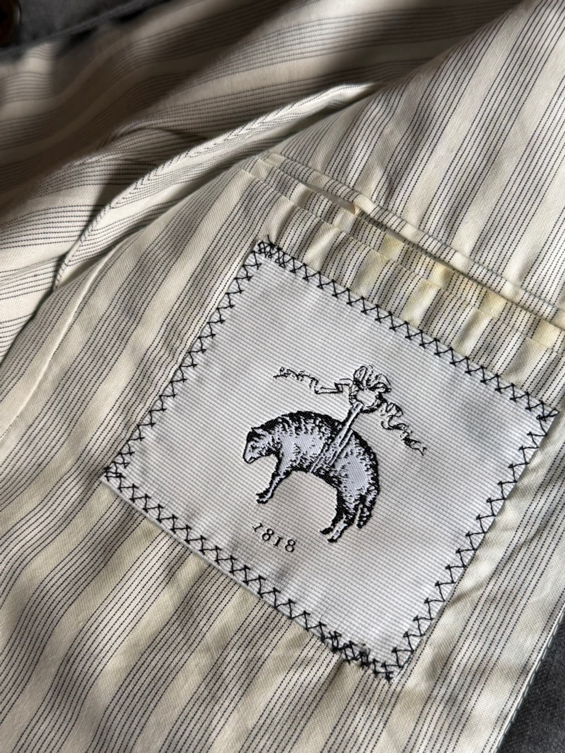 톰브라운 브룩스브라더스 블랙플리스 자켓 남성95-100 상품이미지9