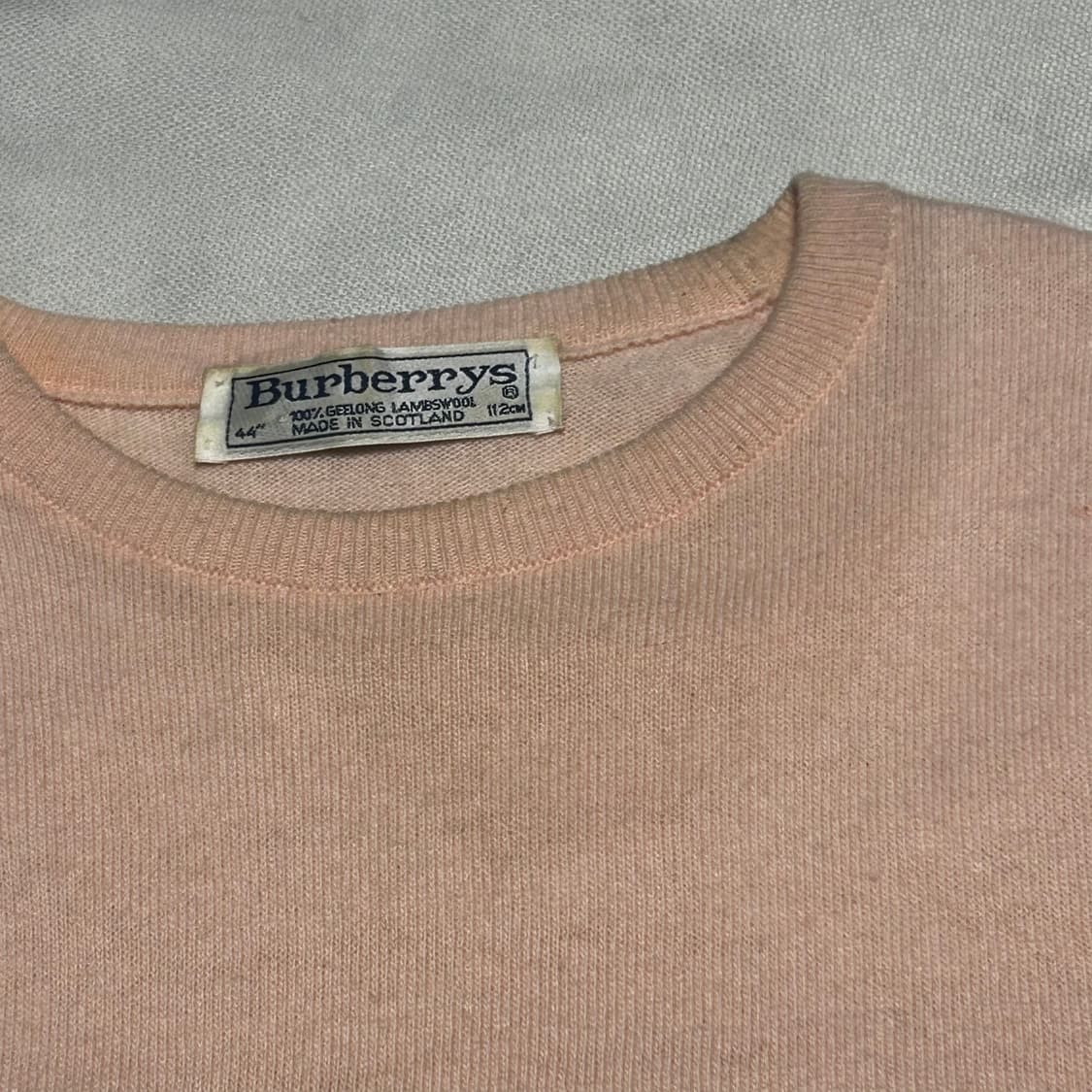 44 버버리 울 니트 반팔  상품이미지6