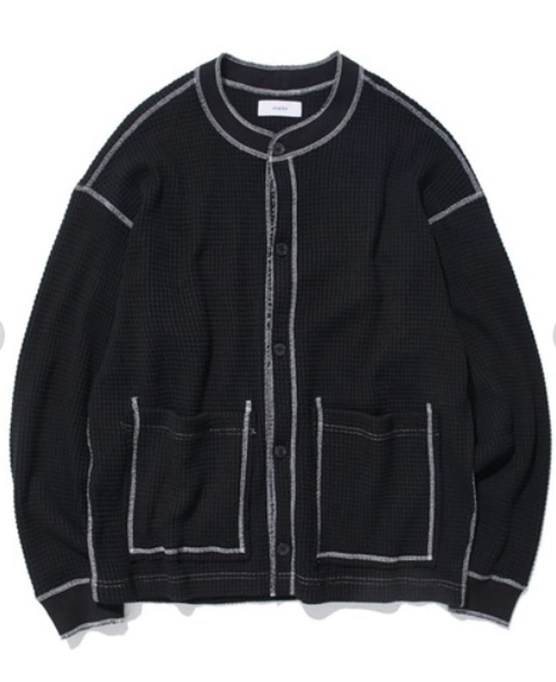 Marka 블랙 와플 가디건_2 상품이미지1