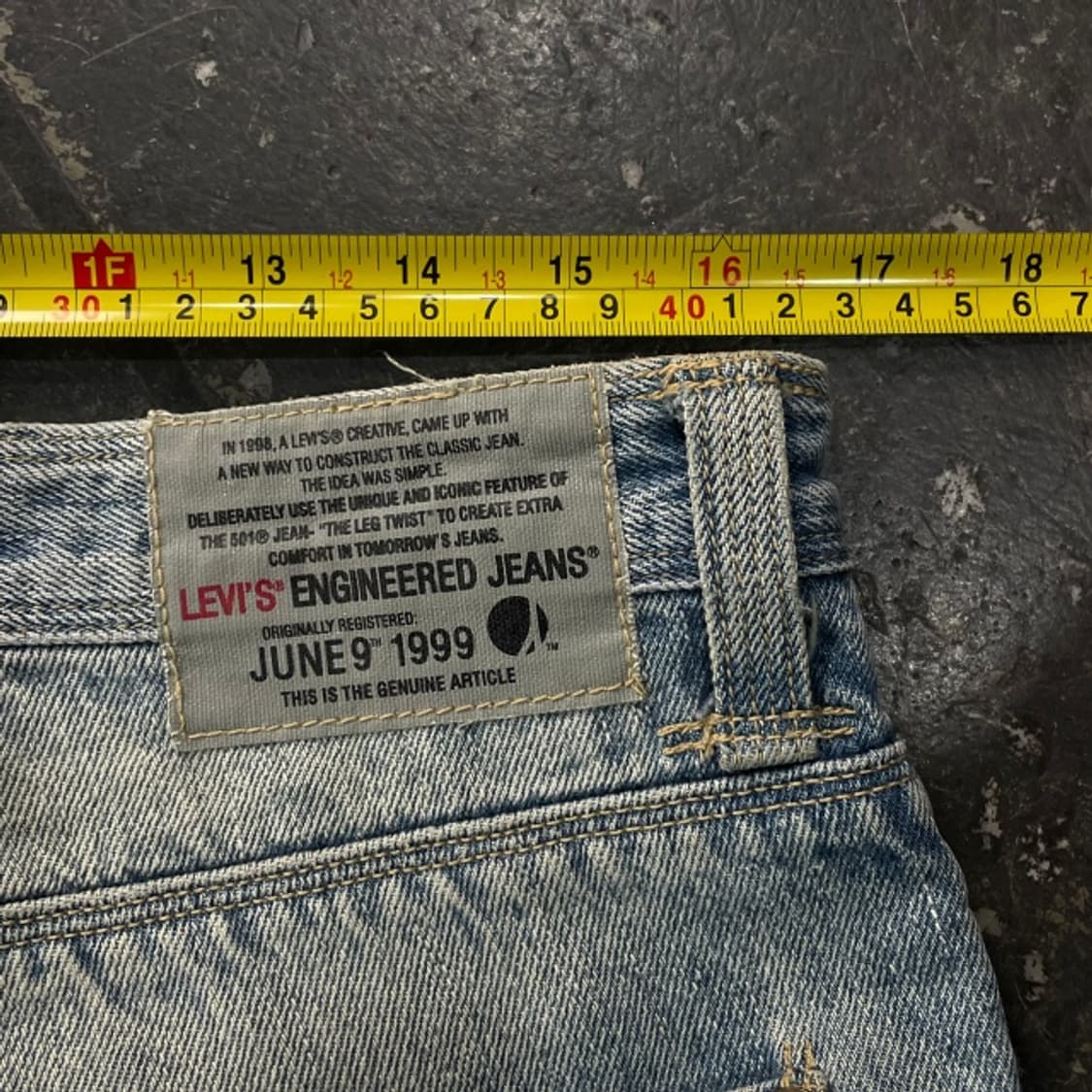 32 리바이스 엔지니어드 패치워크 청바지 상품이미지9