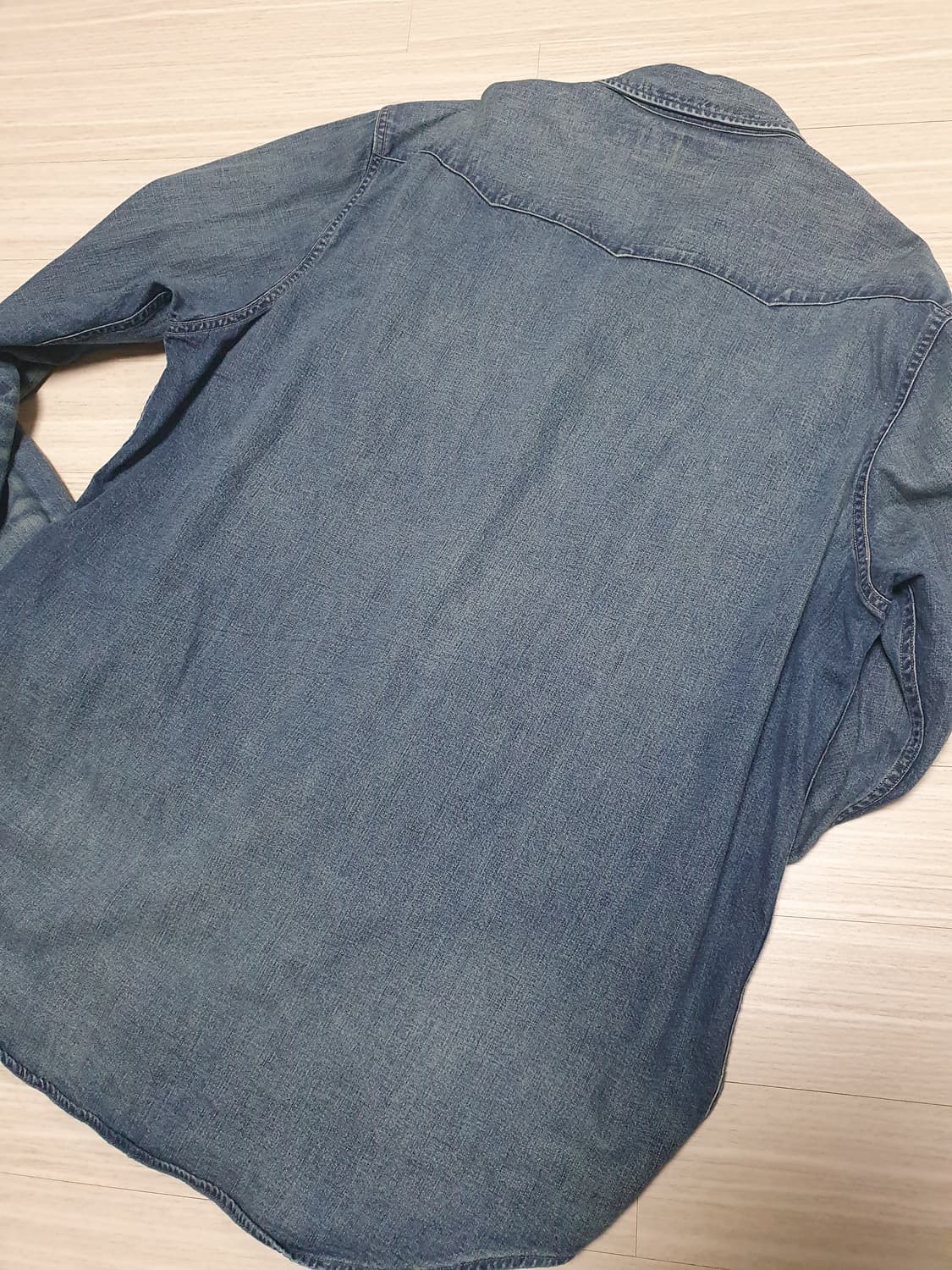 [XL] RRL 데님 버팔로 웨스턴셔츠 상품이미지2