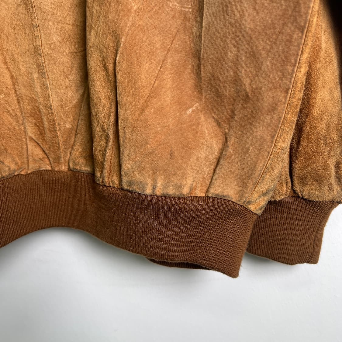 VTG 빈티지 브라운 스웨이드 봄버 자켓 L 상품이미지9
