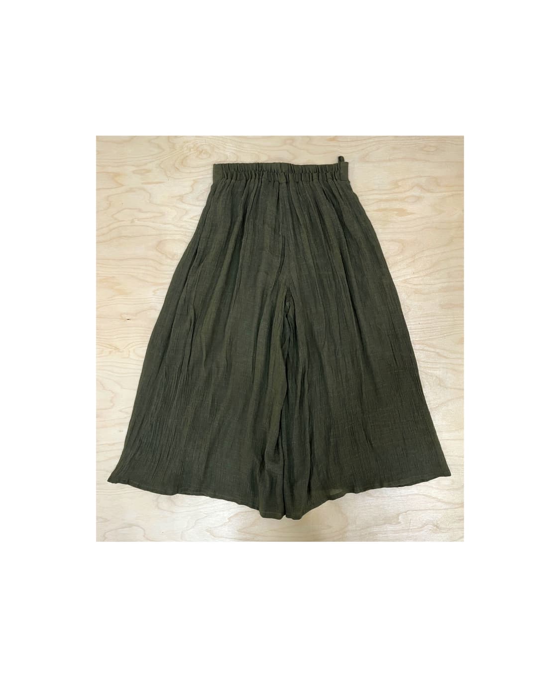 빈티지 카키색 하카마 팬츠 상품이미지2