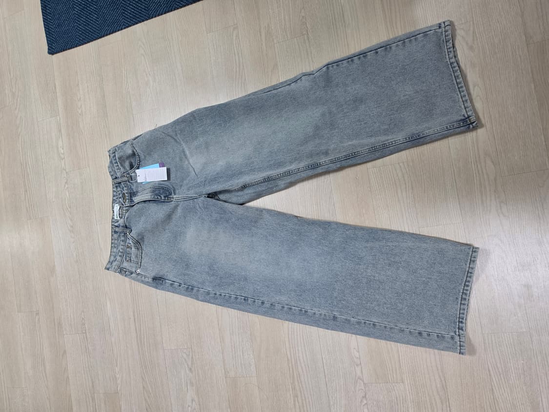 새상품) 스탠다드에러 빈티지 워싱 와이드 데님 M 상품이미지3