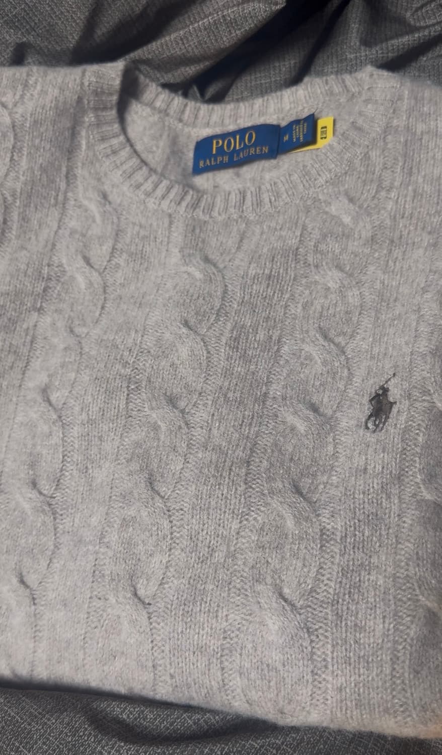 폴로랄프로렌 케이블 니트m 상품이미지3