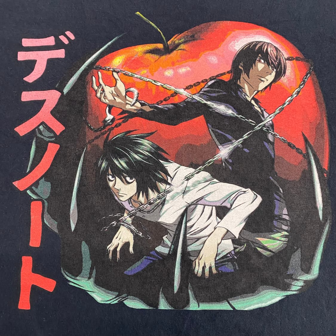 데스노트 10s 빈티지 애니메이션 티셔츠 상품이미지4