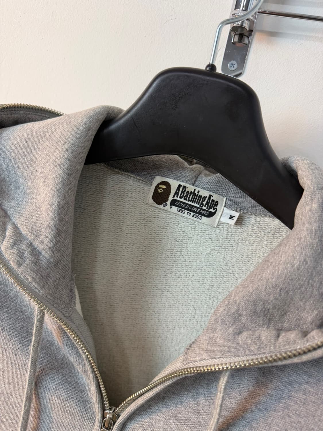 베이프 그레이 후드집업 상품이미지8