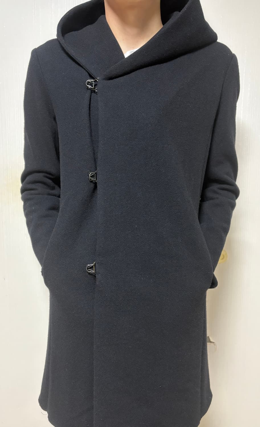 카즈유키쿠마가이 후드 더블레이어 코트 상품이미지1