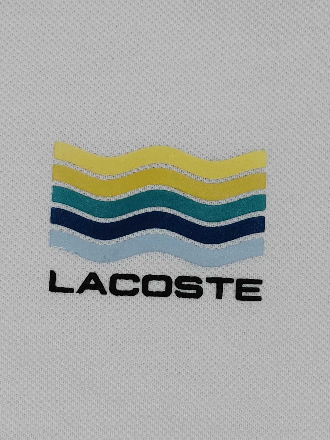 LACOSTE 라코스테 빈티지화이트 반팔카라티 상품이미지4
