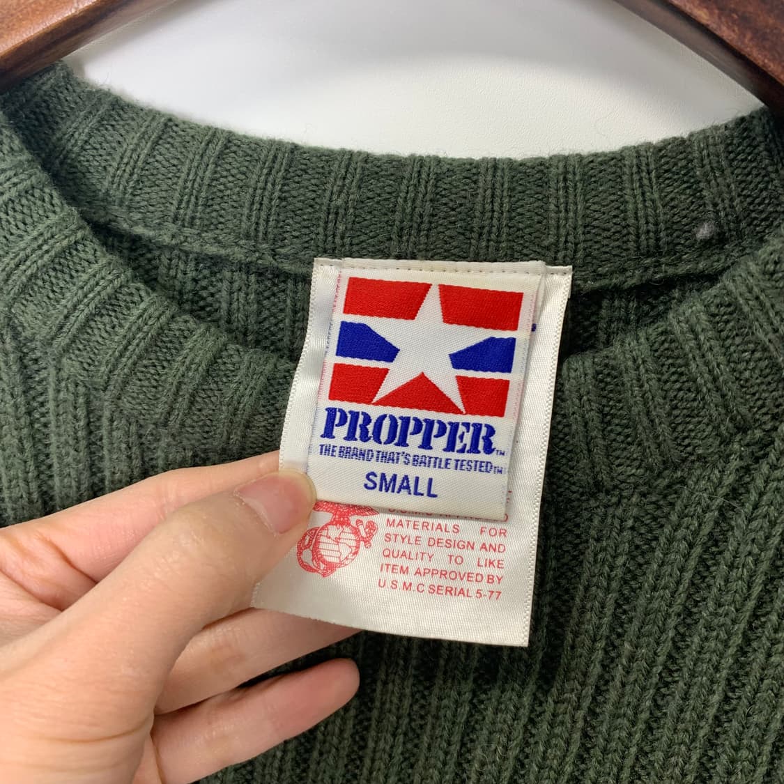 Proper 프로퍼 독일군 코만도 니트  상품이미지6