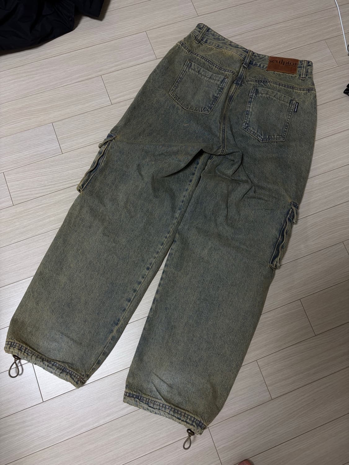 Sculptor 데님 카고 바지 XS 상품이미지2