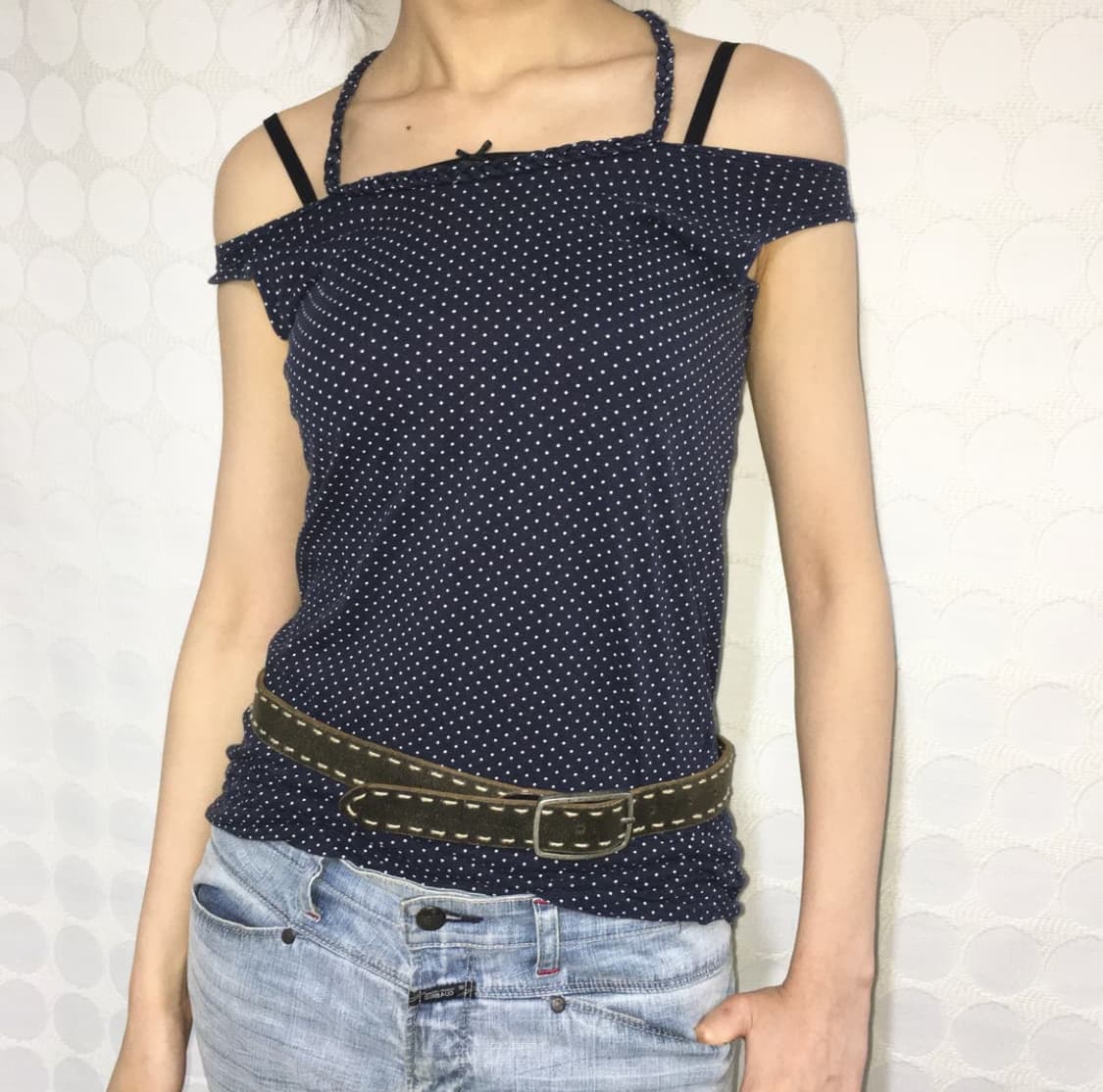 빈티지 스티치 벨트 상품이미지3