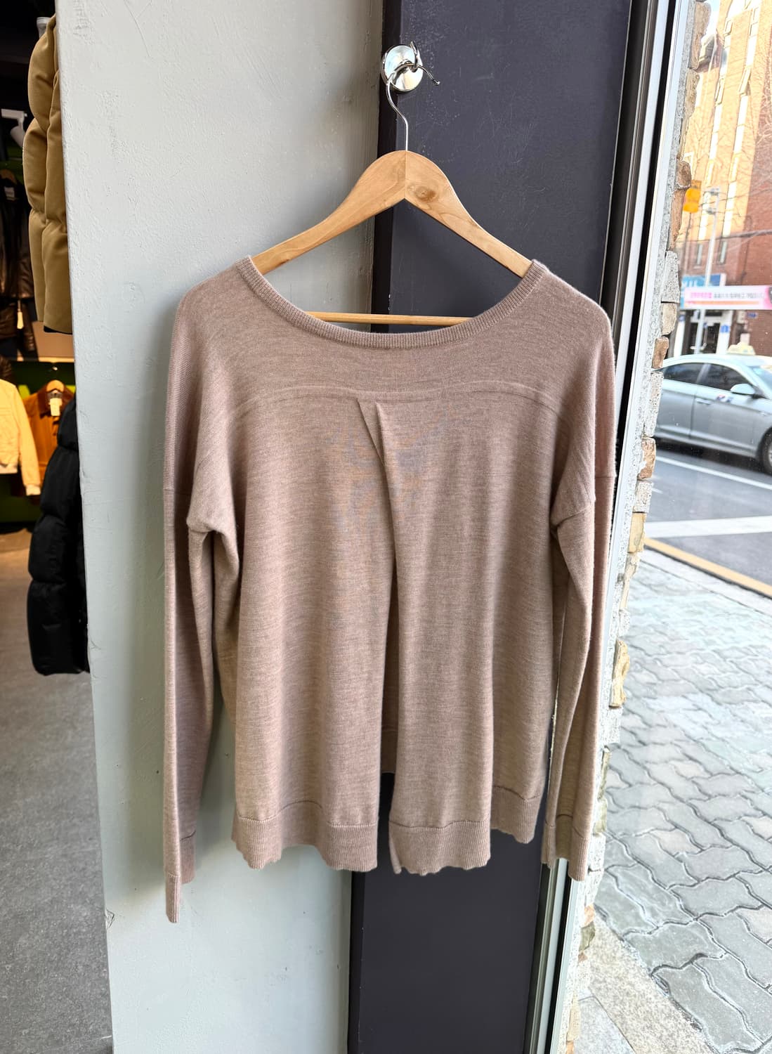 38/ 에르메스 캐시미어100% 라운드 니트 상품이미지6