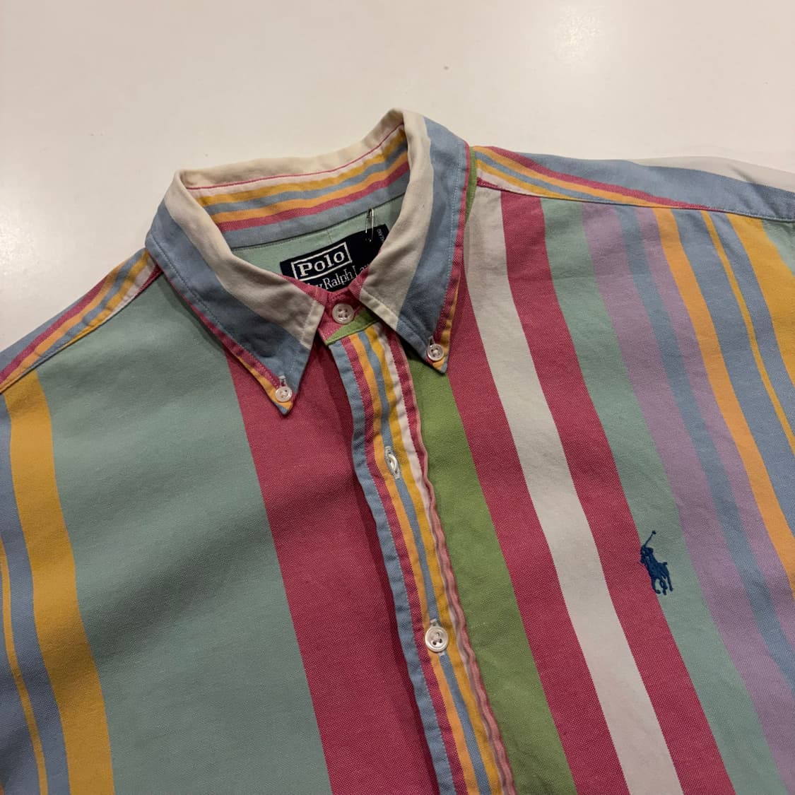 [L] 폴로 랄프로렌 멀티 스트라이프 셔츠 C409 상품이미지3
