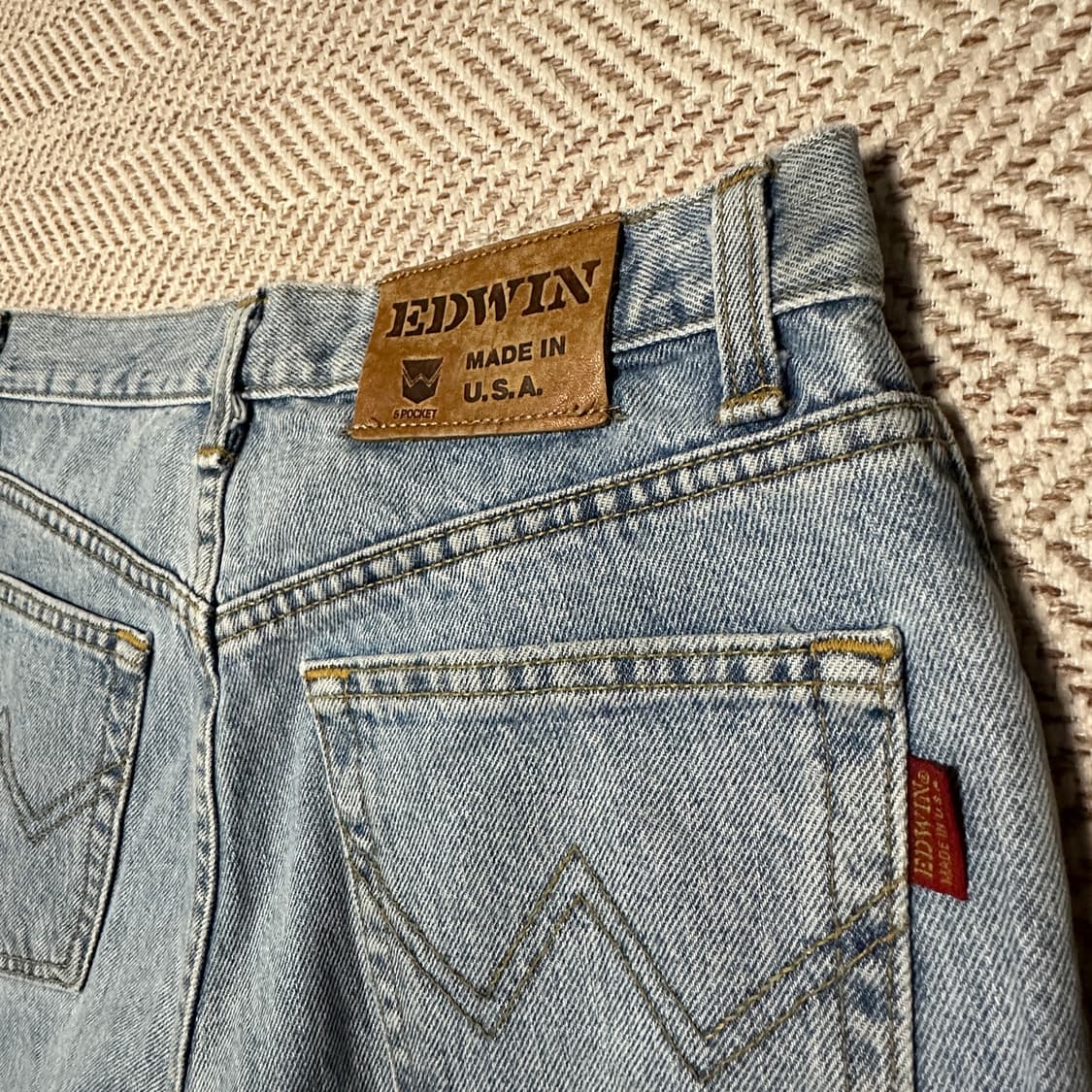 EDWIN 90's usa made denim pants vintage 상품이미지4