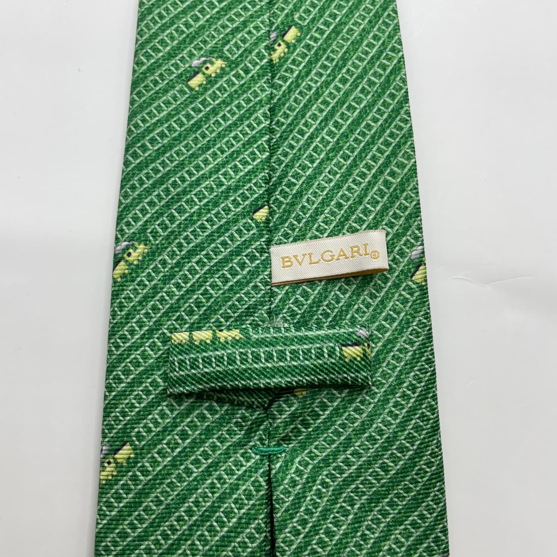 753) (BVLGARI) 불가리 패턴 넥타이 상품이미지5