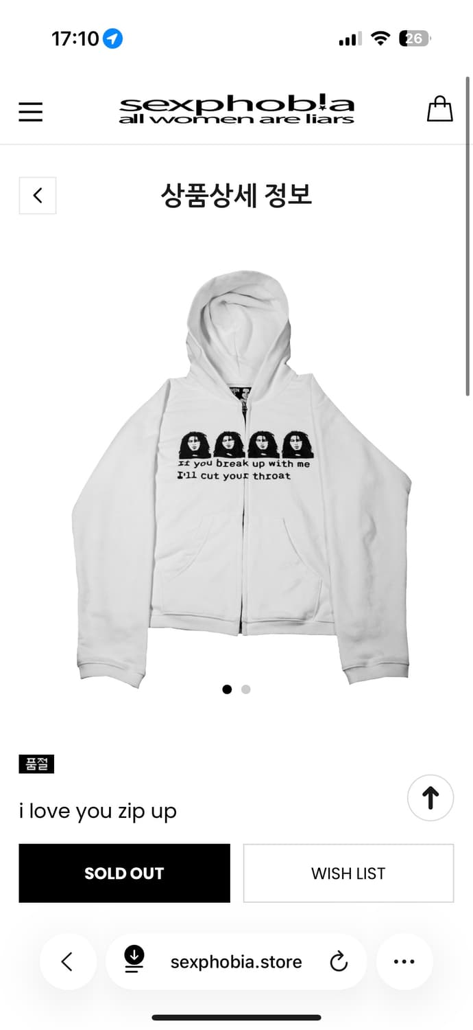 Sexphobia 후드티 구매 상품이미지2