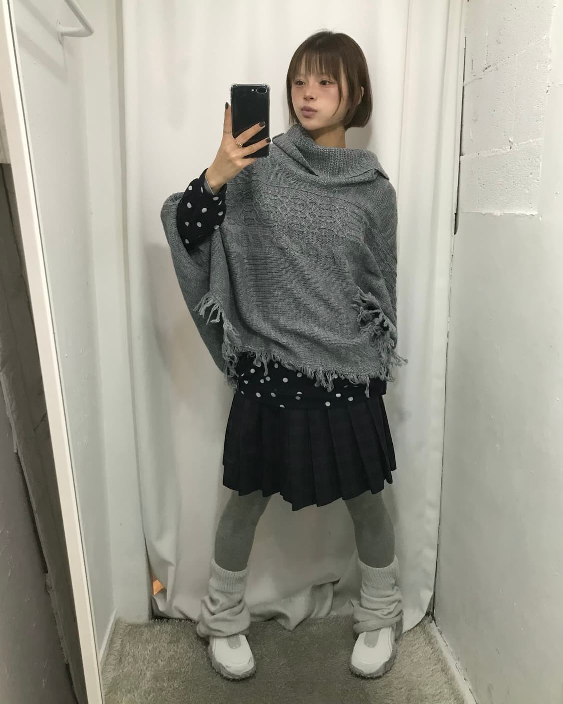 ➿도트 포인트 그레이 모리걸 세트➿ 상품이미지2