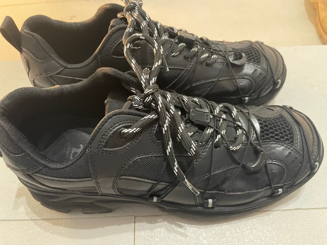 미스틱프로젝트 SOPJECT-P01 블랙 스니커즈 상품이미지3