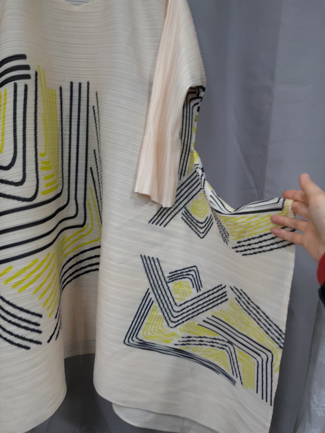 독특한 주름 플리츠  상의 상품이미지5