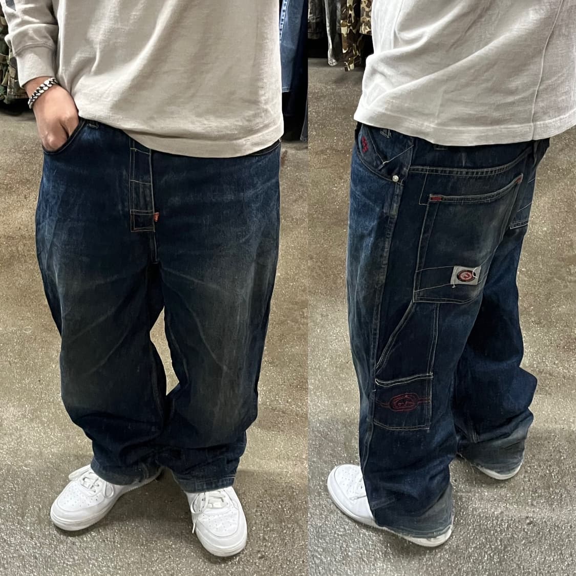 00s Ecko 올드스쿨 데님 카펜터 팬츠 (35“) 상품이미지1