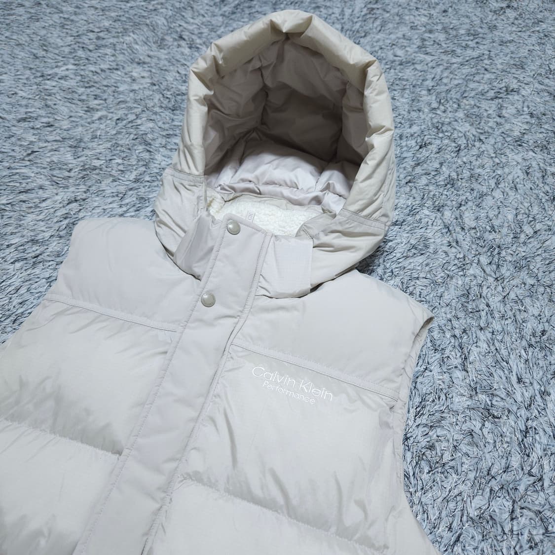 CK켈빈클라인) M 남자 양털안감 패딩조끼 / 왕눈이샵 상품이미지3