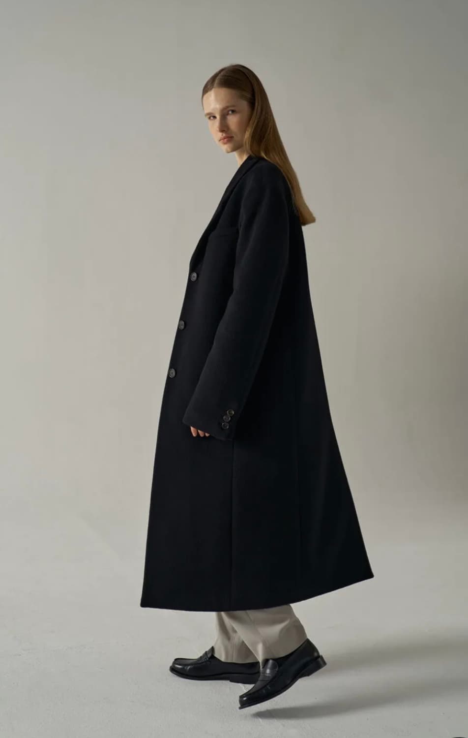 파사드패턴 캐시미어 테일러드 코트 상품이미지3