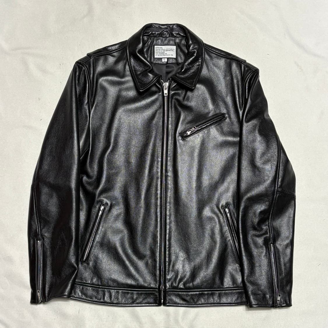 XL 에이징CCC 소가죽 레더자켓 상품이미지2