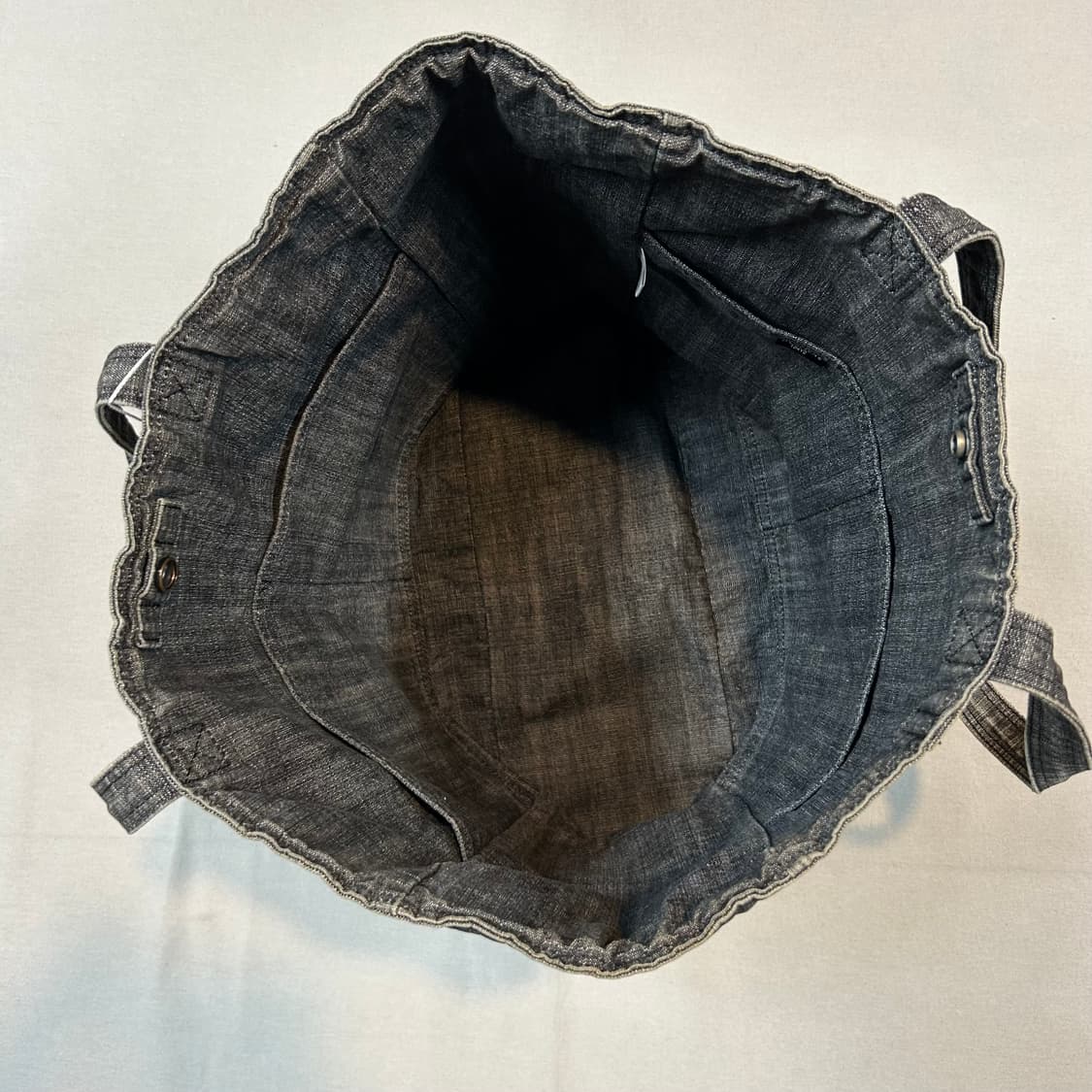 요시다 포터 온스 코튼 블랙 데님 숄더백 토트백 P55 상품이미지7