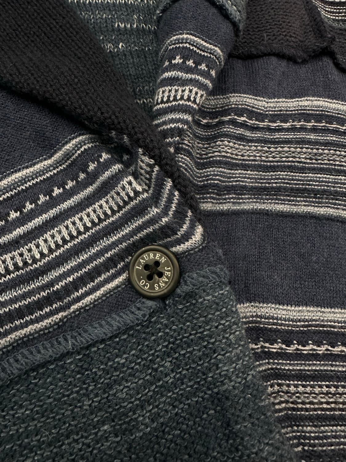 (M)랄프로렌 진스 인디고 패치워크 가디건 상품이미지4