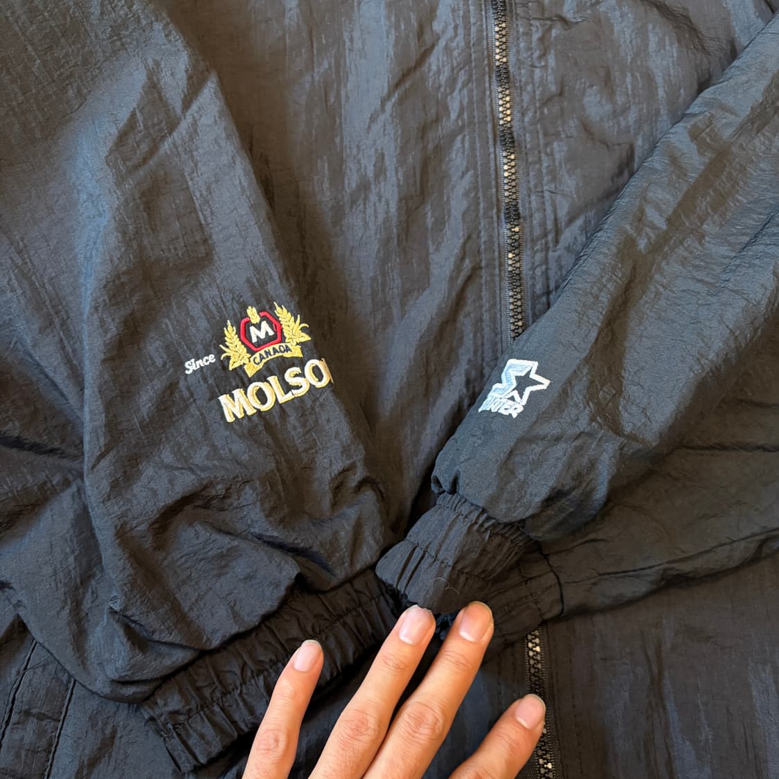 90s 90년대 미국 생산 스타터 후드 자켓 상품이미지5