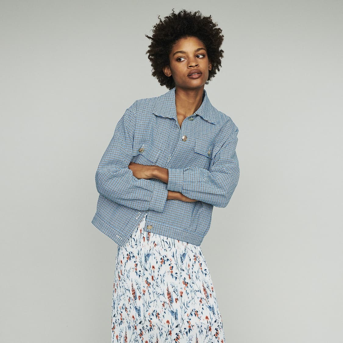 마쥬 maje 트위드 봄버 자켓 상품이미지1