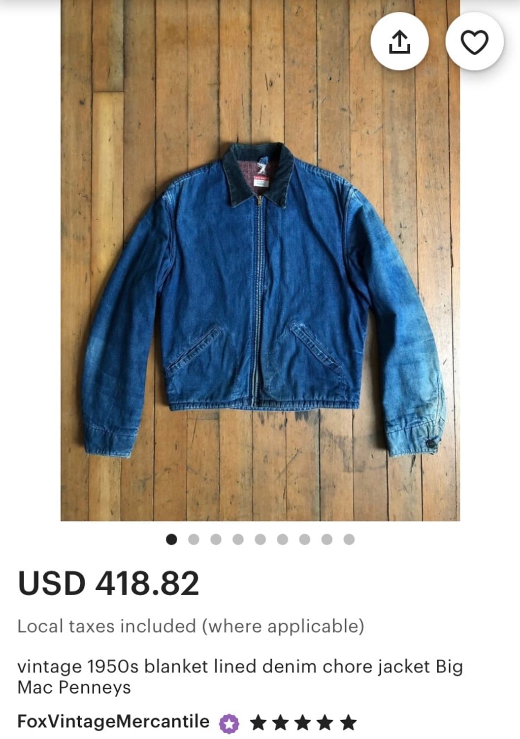 60s JC penney bigmac 자켓 상품이미지5