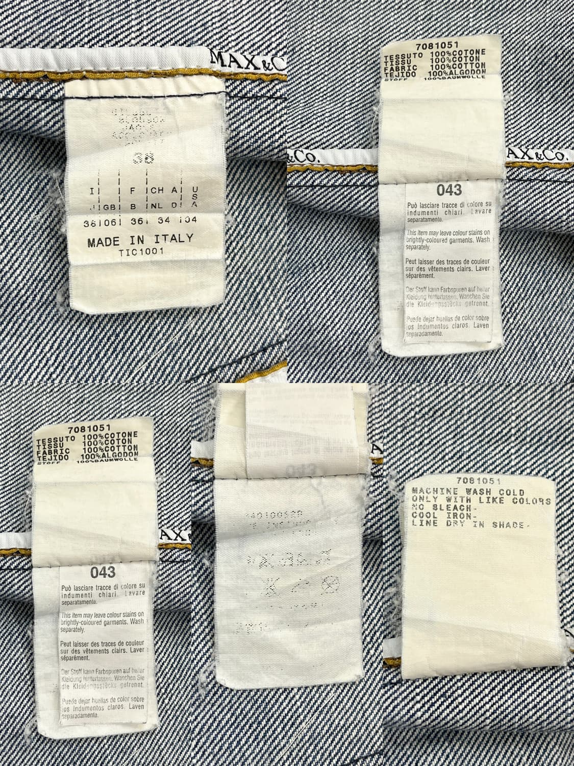 막스앤코 데님 트러커 자켓 상품이미지6