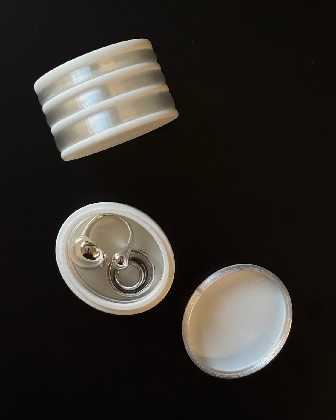 Macaron Pot - 화이트&투명 상품이미지1