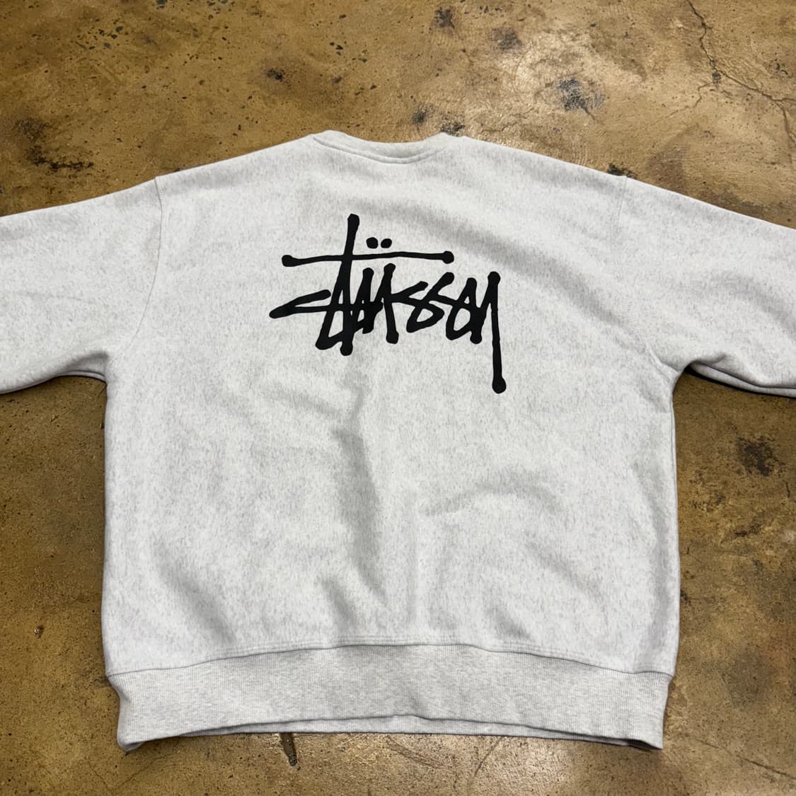 [ 정품/XL ] Stussy 스투시 스탁 헤비코튼 에쉬헤더 맨투맨 상품이미지4