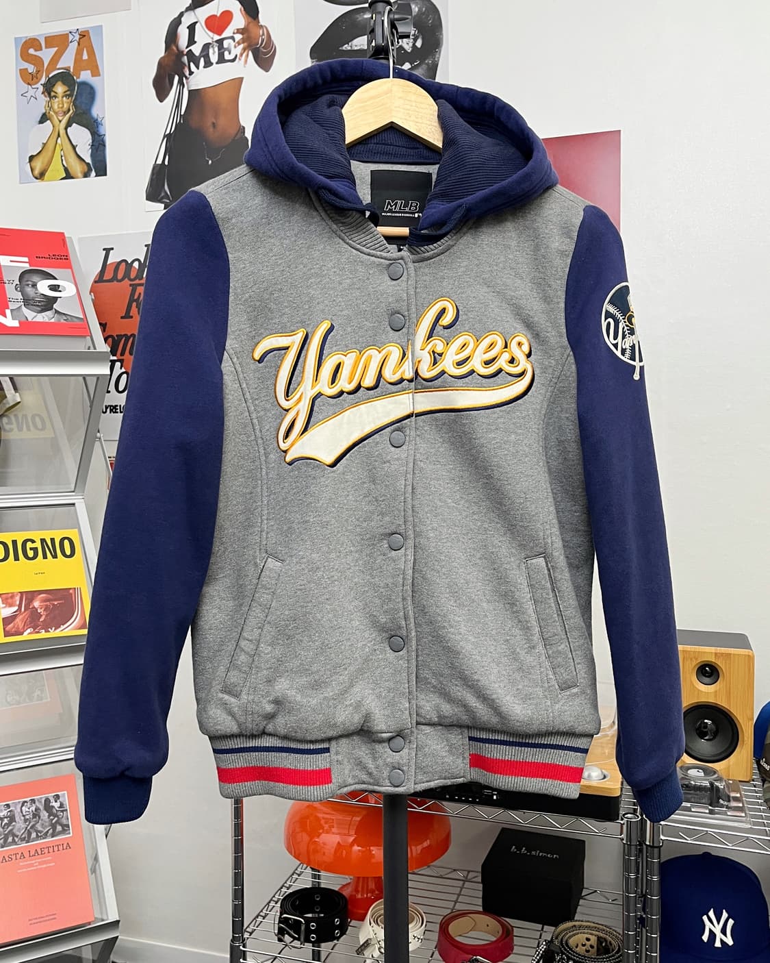 MLB 00s 뉴욕 양키즈 스타디움 네이비 자켓 상품이미지5