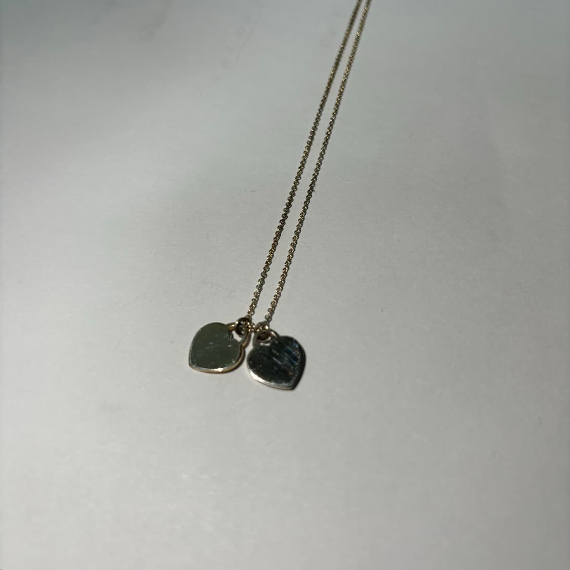 티파니앤코 핑크 더블하트 팬던트 목걸이 새제품 상품이미지5