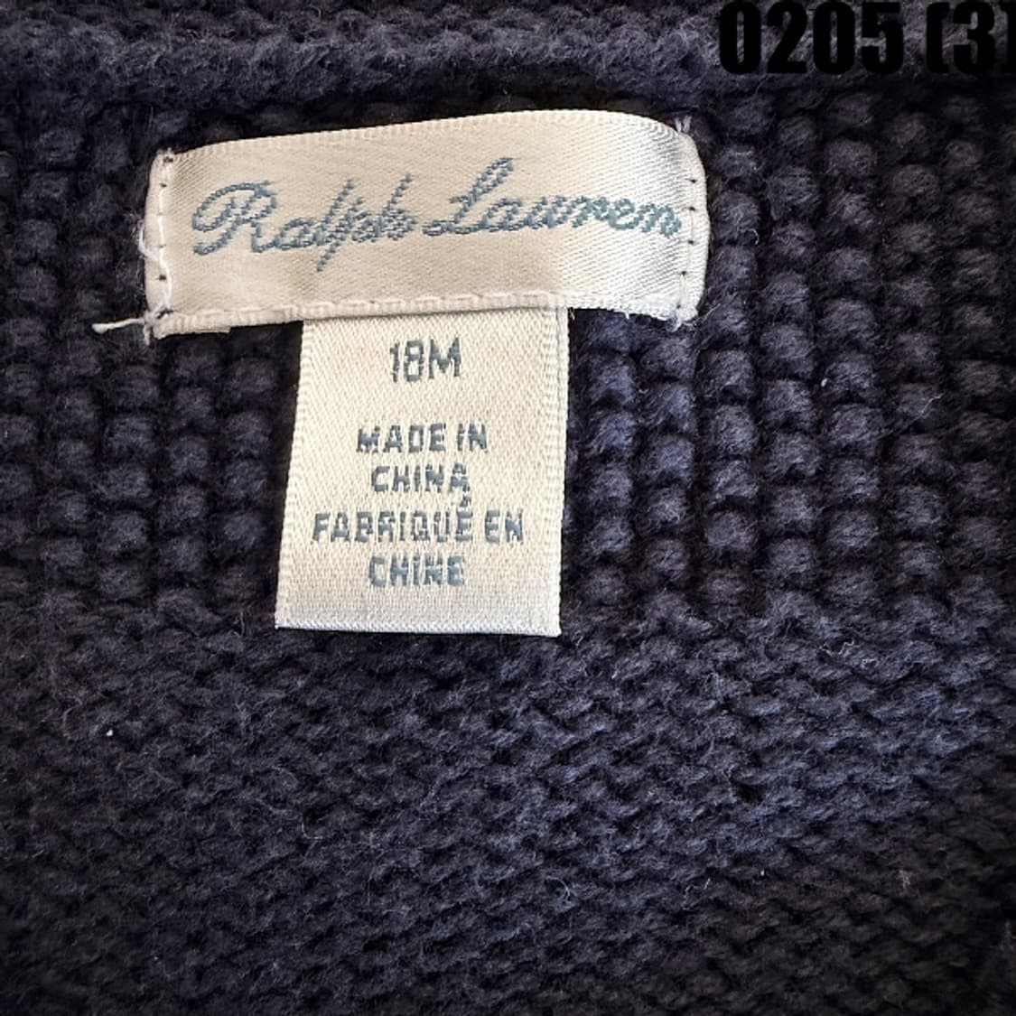 [18M] 폴로 랄프로렌 베이비 코튼 브이넥 니트 가디건 0205(3) 상품이미지3