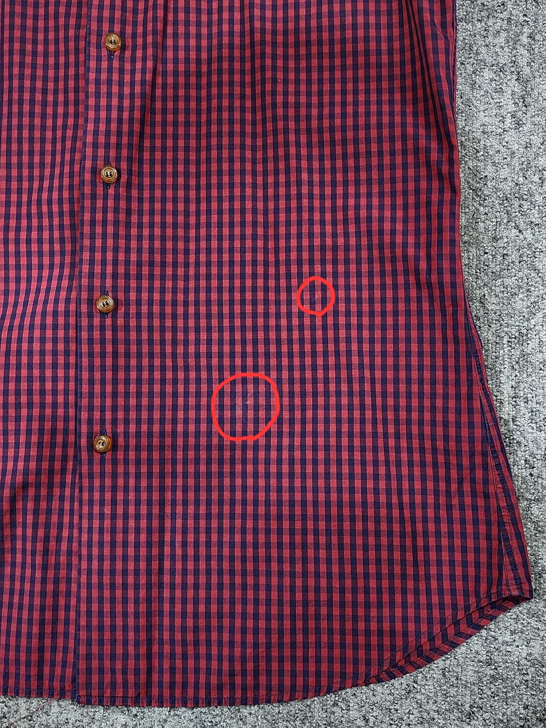 비비안 웨스트우드 MAN 차이나카라 깅엄 체크 셔츠 2 상품이미지4