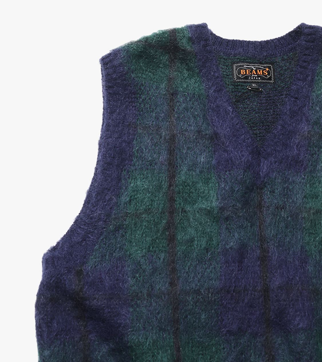 BEAMS+ - 24FW MOHAIR CHECK VEST 상품이미지5