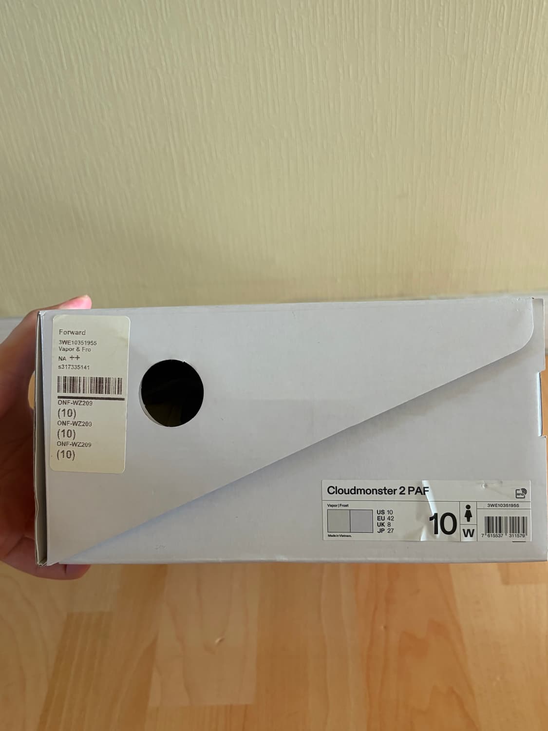 [W270] 파프 온 러닝 클라우드 벤처 피크 아이스 문 상품이미지5