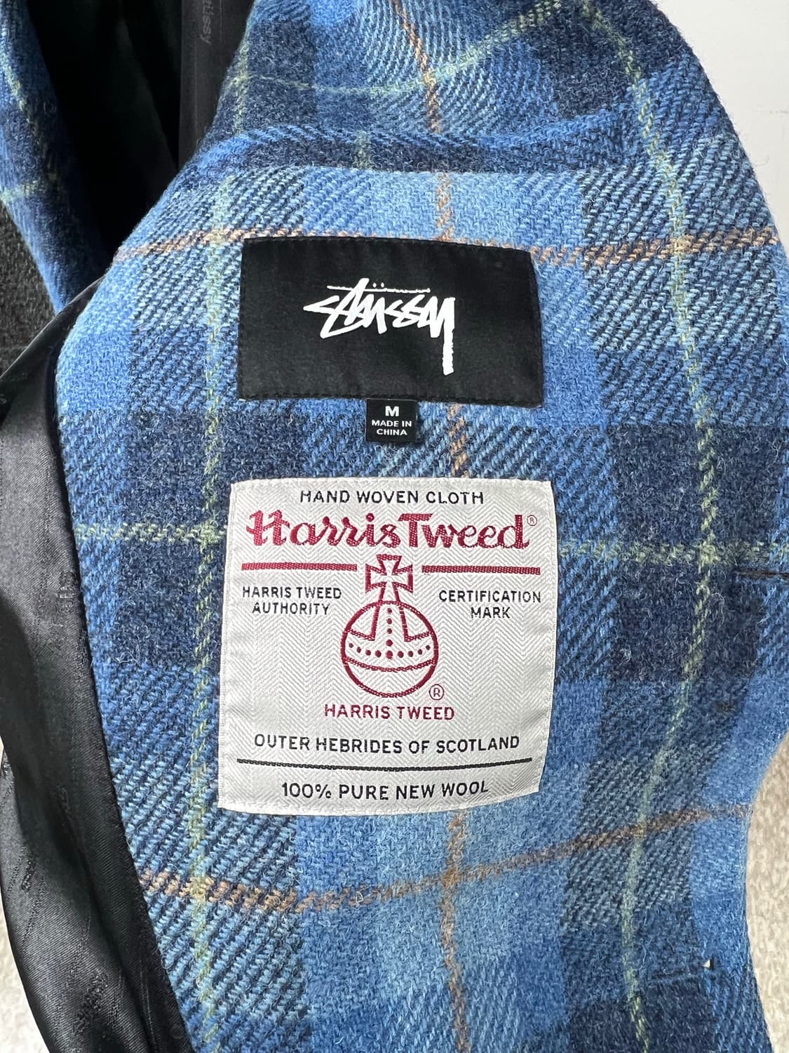 스투시 x 해리스 트위드 블레이저/M 상품이미지5